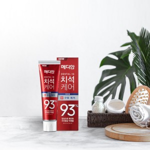 메디안 치석케어 구취제거 93% 120g