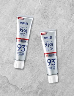 메디안 치석케어 화이트 93% 120g x3개