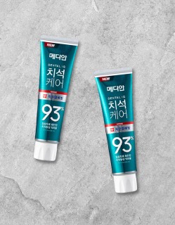 메디안 치석케어 치석잇몸 93% 120g x3개