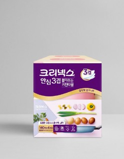 크리넥스 뽑아쓰는 키친 타올 140매 x4입