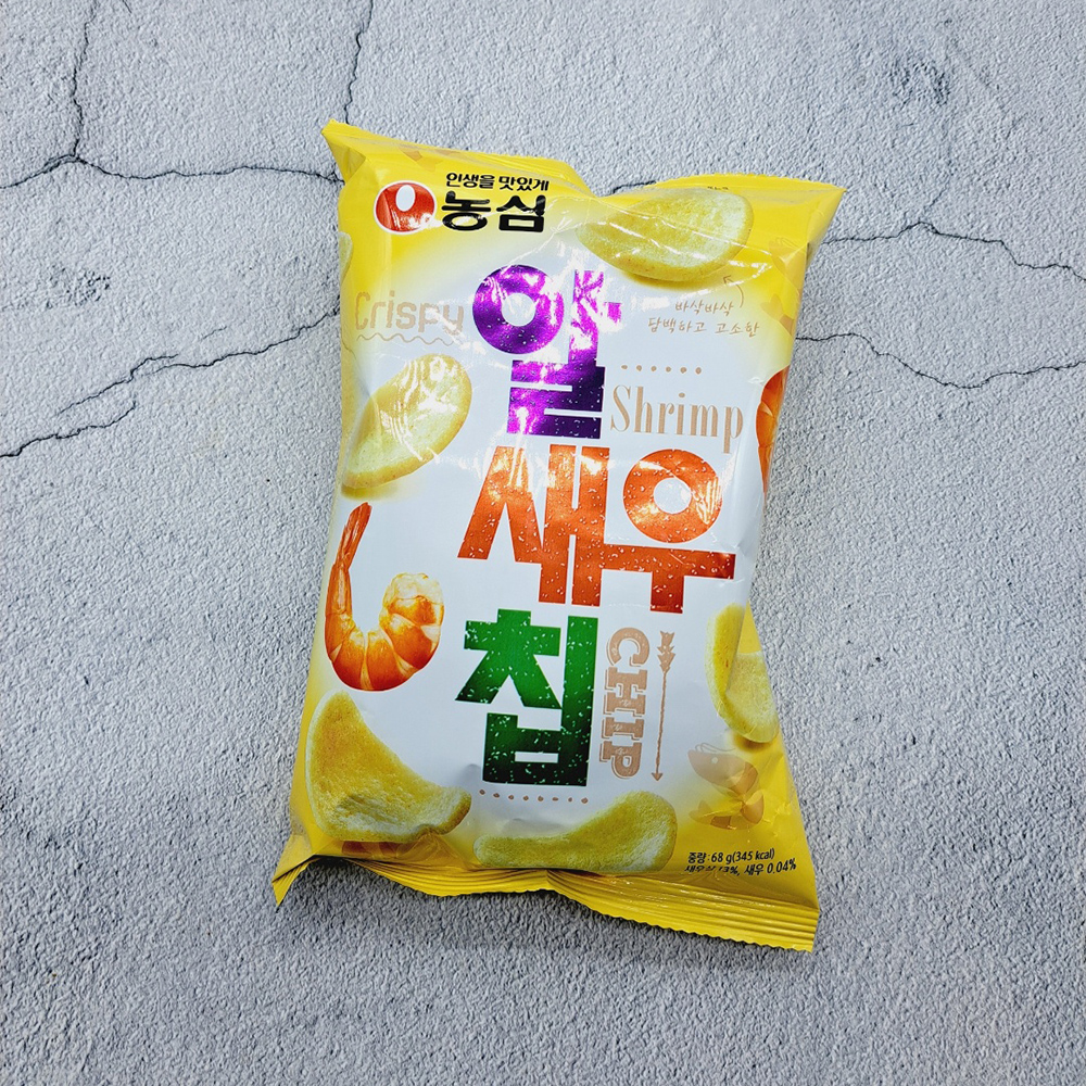 농심 알새우칩 68g