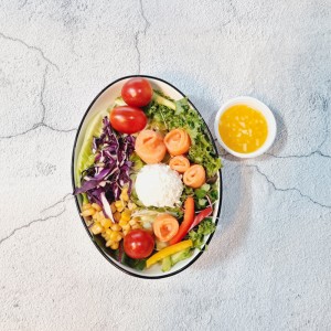 훈제연어 리코타치즈 유자드레싱 250g