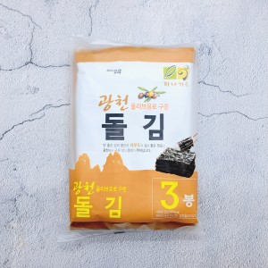 광천 올리브유로 구운 돌김 60g(20g×3봉)