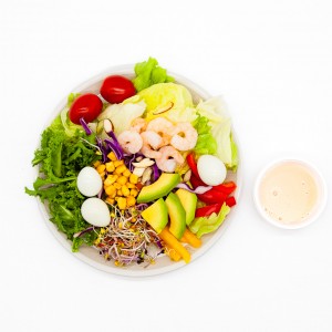 쉬림프 에그 아보카도 딸기요거트 250g