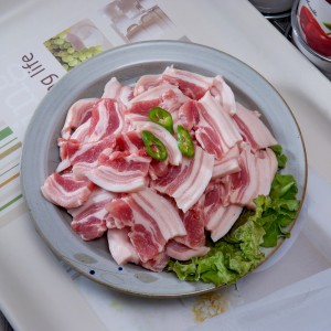 수입산 삼겹살 슬라이스 1kg (냉동)