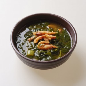 ☆초저가 [쏘울반찬] 아욱 새우 된장국 650g (2인분)