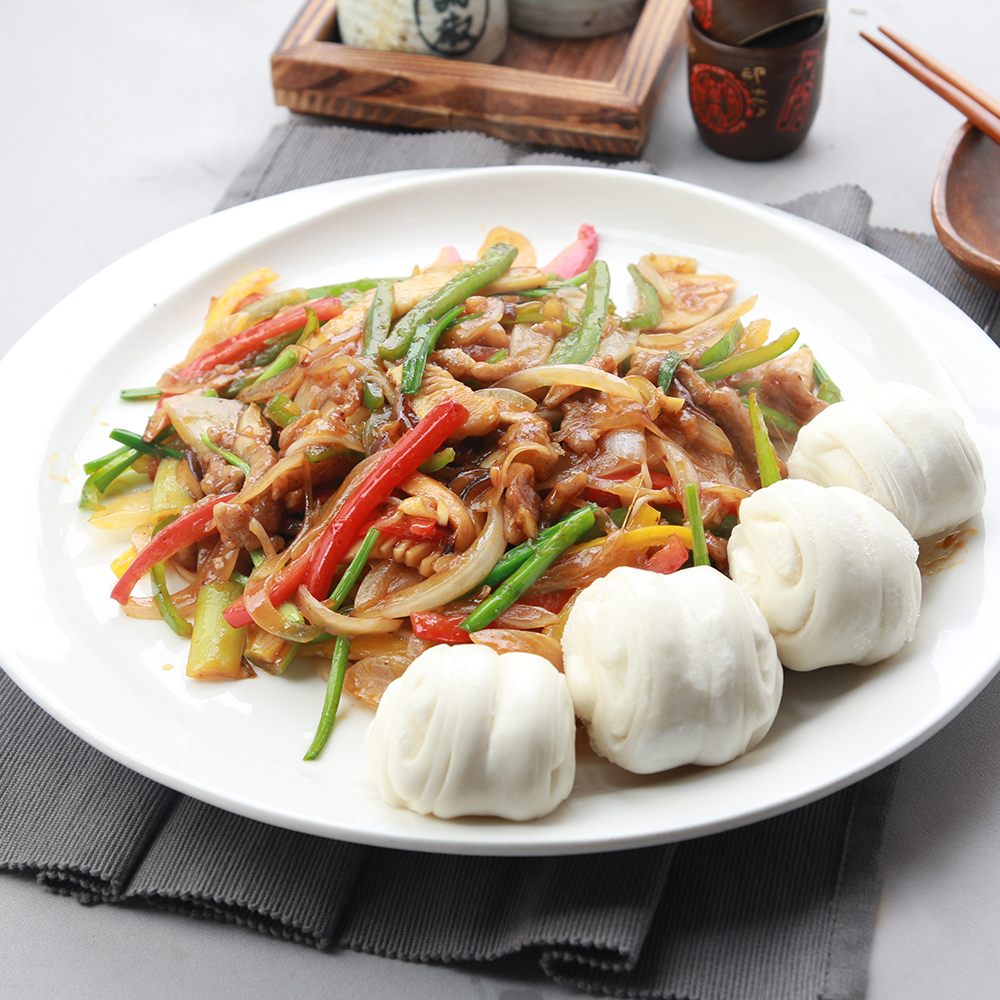 [쏘울반찬] 한우 고추잡채 꽃빵 650g