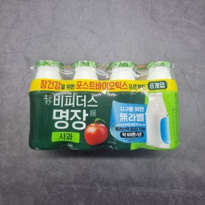 소와나무 비피더스 명장 사과 140ml 4입+4입