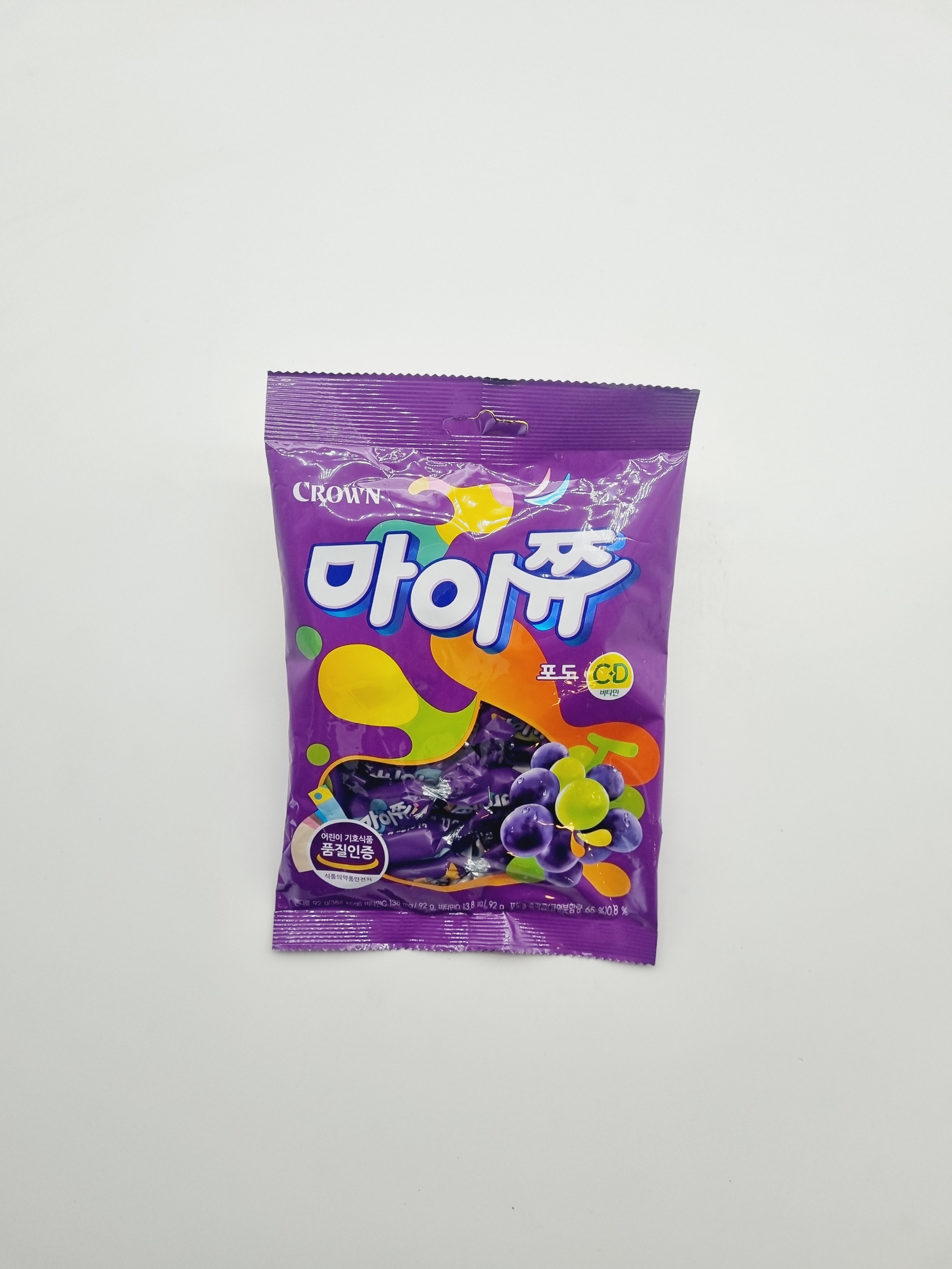 크라운 마이쮸 포도맛 92g