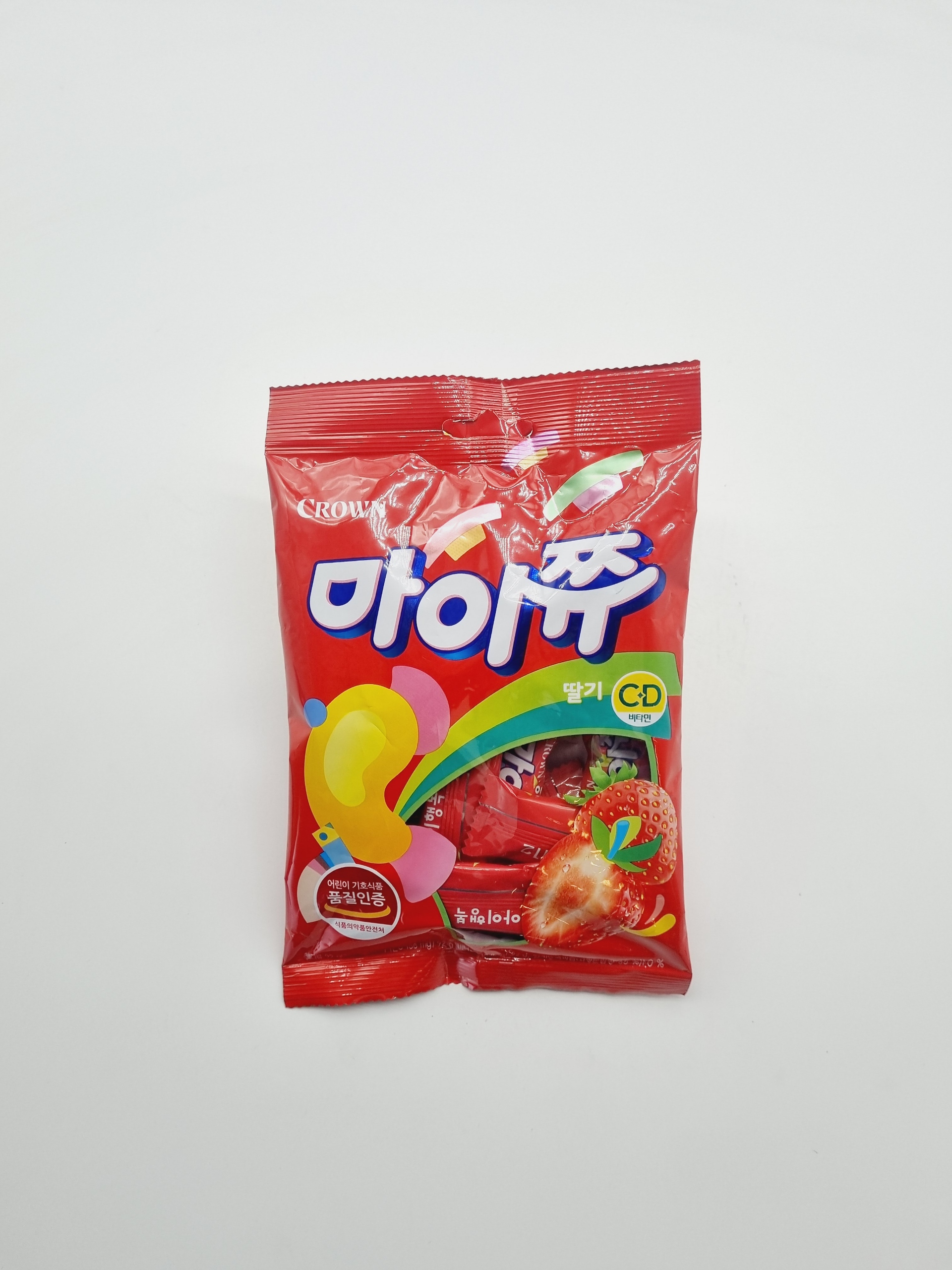 크라운 마이쮸 딸기맛 92g