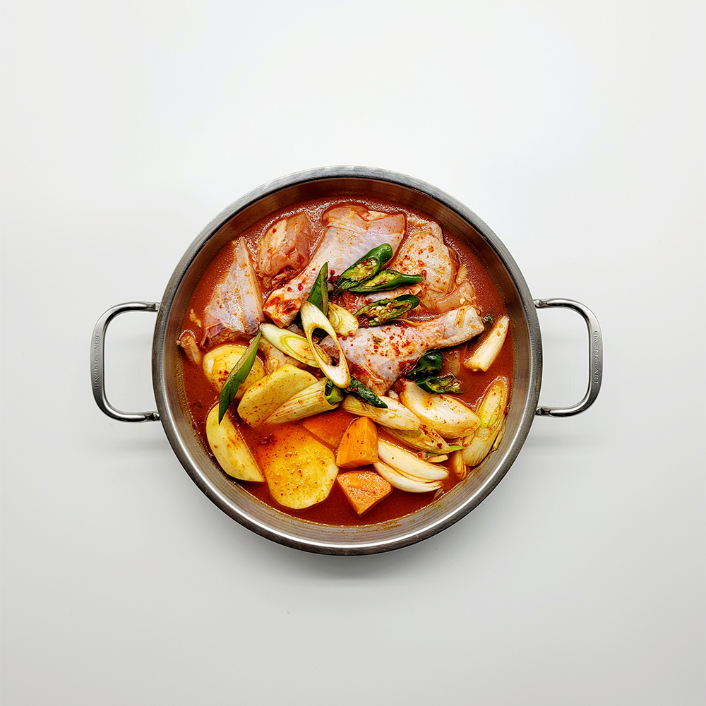 [밀키트] 얼큰한 닭볶음탕 1,700g(2-3인분)