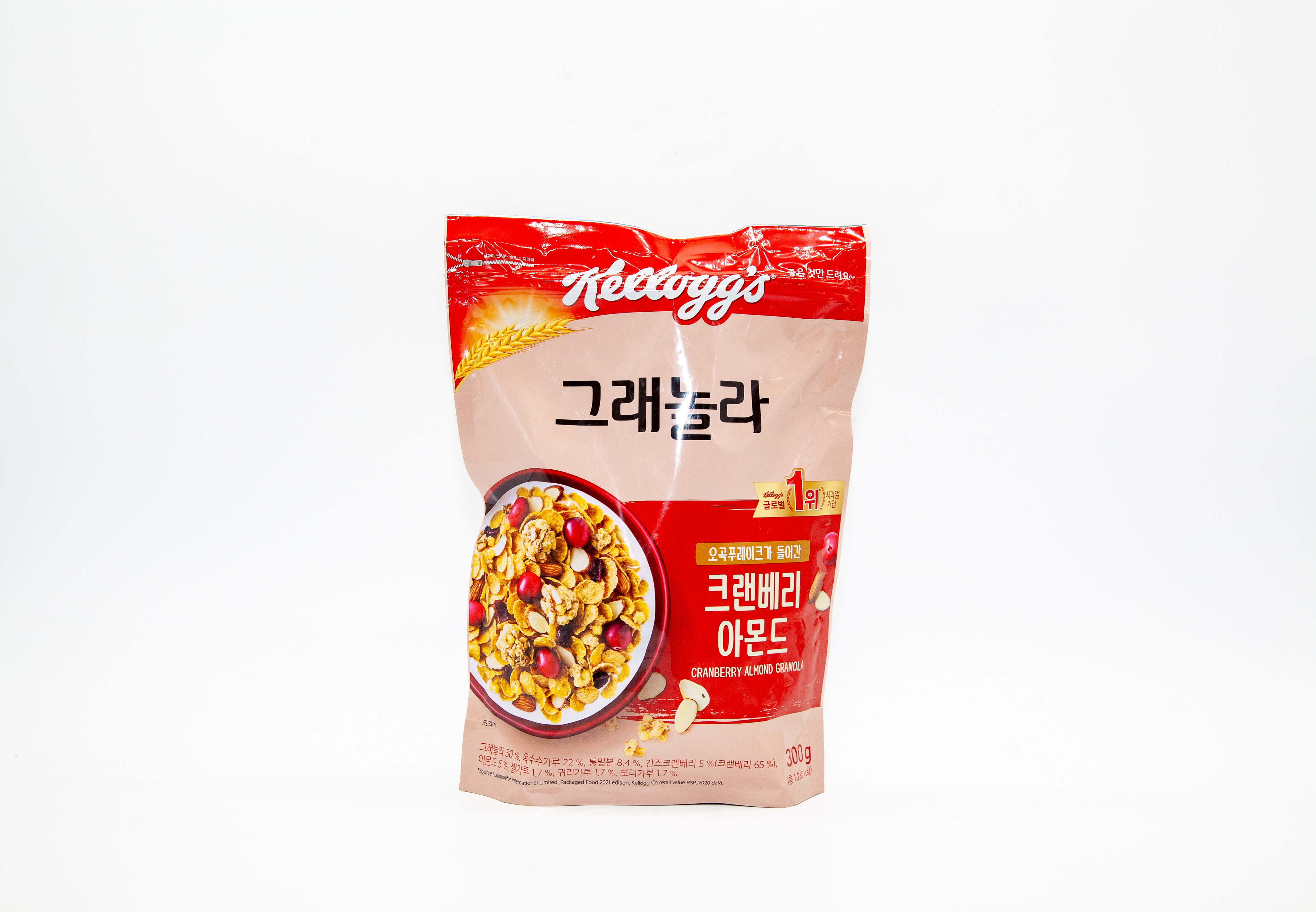[농심켈로그]크랜베리 아몬드 시리얼 300g