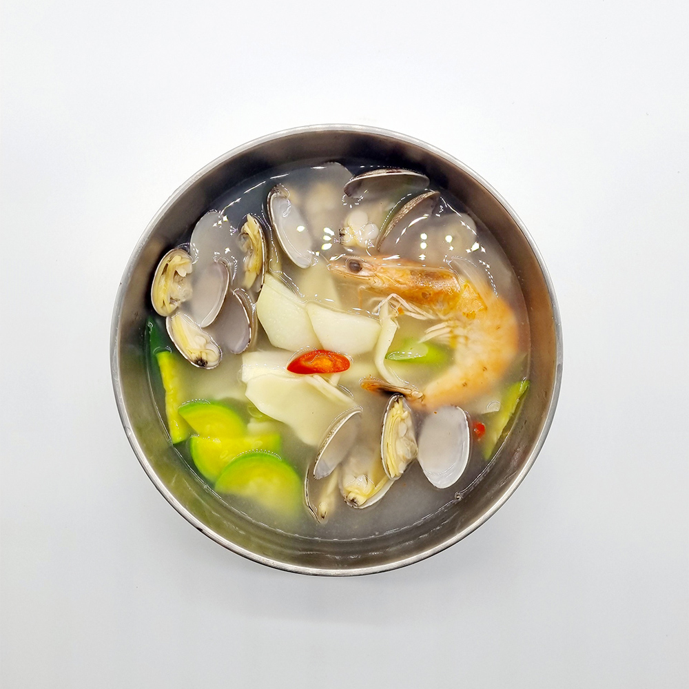 [밀키트]해물 바지락 수제비 1,380g(2-3인분)