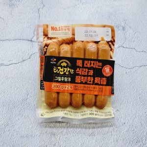 [씨제이] 더 건강한 그릴후랑크 300g×2