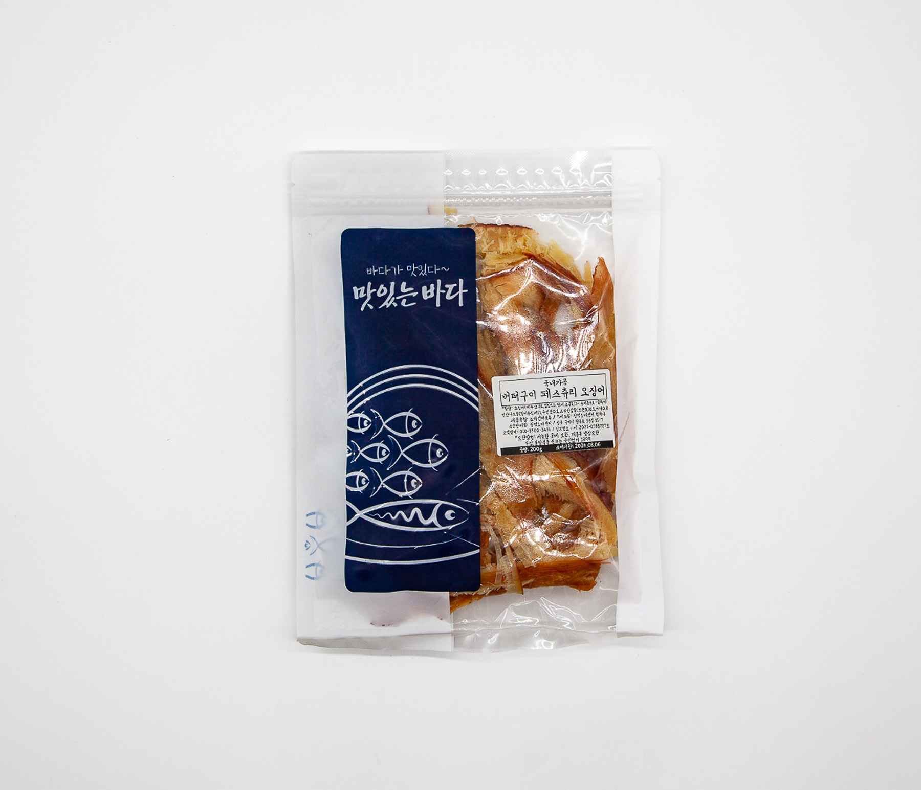 휴게소 맥반석 버터구이 오징어포 100g×2미
