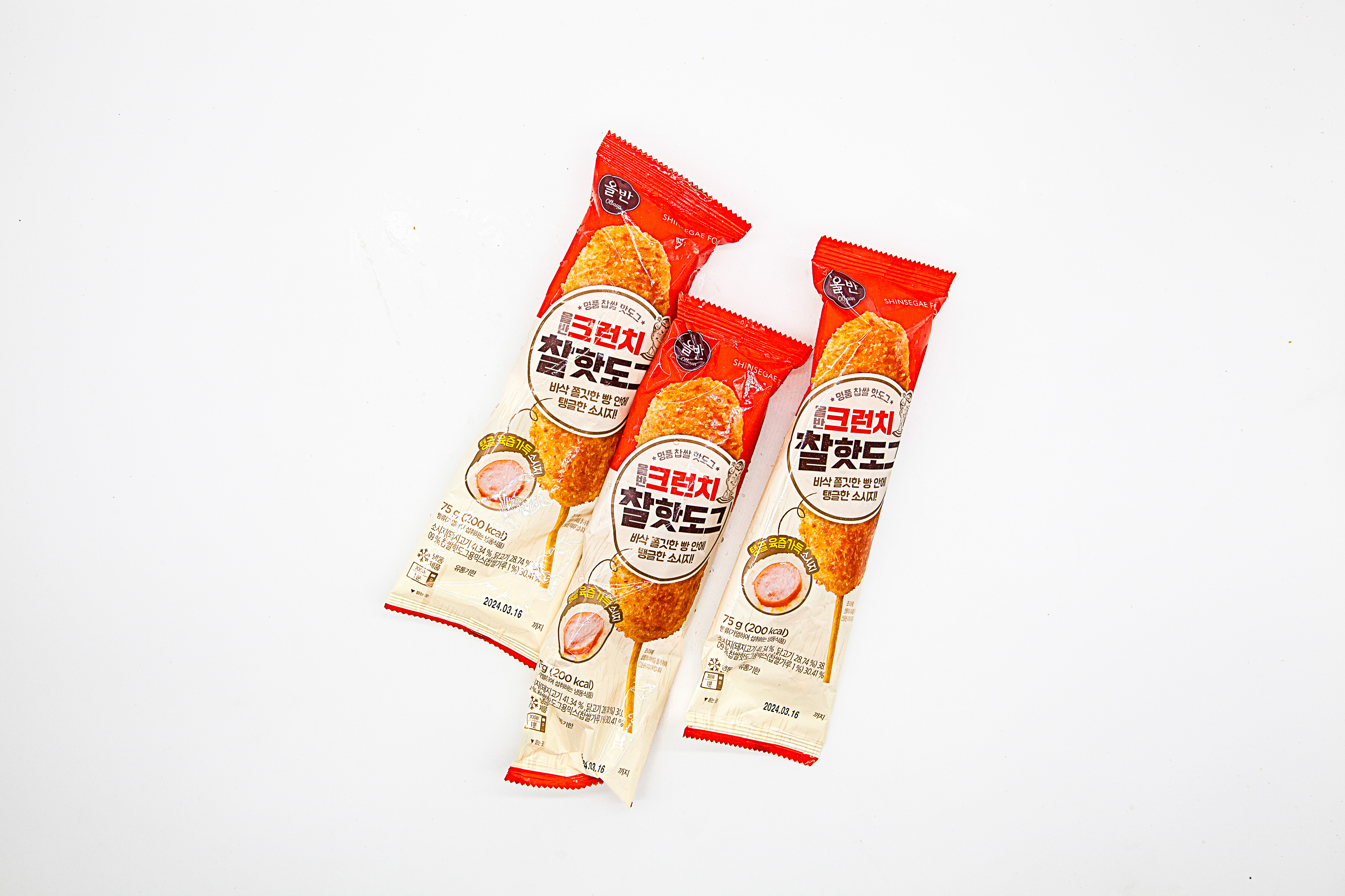 [올반키친] 크런치 찰 핫도그 75g