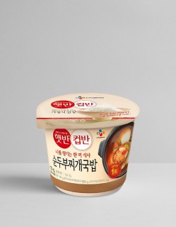 [씨제이] 햇반 컵반 순두부찌개국밥 173g