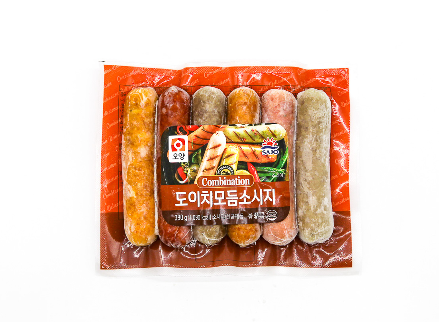 [사조오양]도이치 모듬소세지 캠핑안주 390g