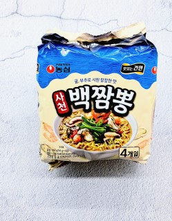 농심 사천 백짬뽕 94g × 4개