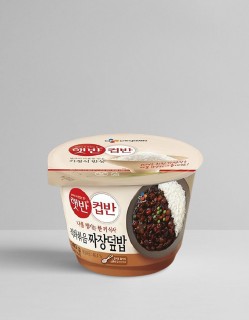 [씨제이] 햇반 컵반 직화볶음 짜장덮밥 280g