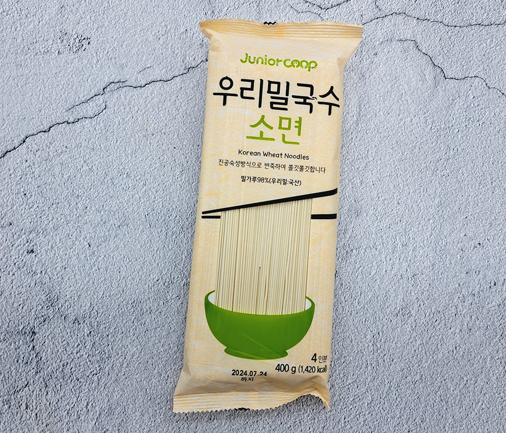 우리밀국수 소면 400g