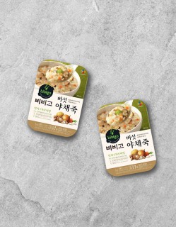 비비고 버섯야채죽(용기)280g