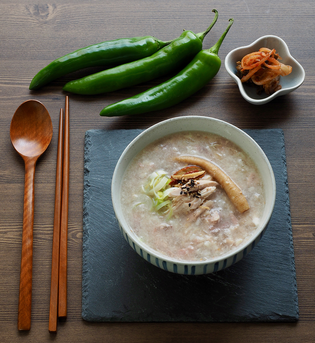 [쏘울푸드] 인삼 영양닭죽 480g (2인분)