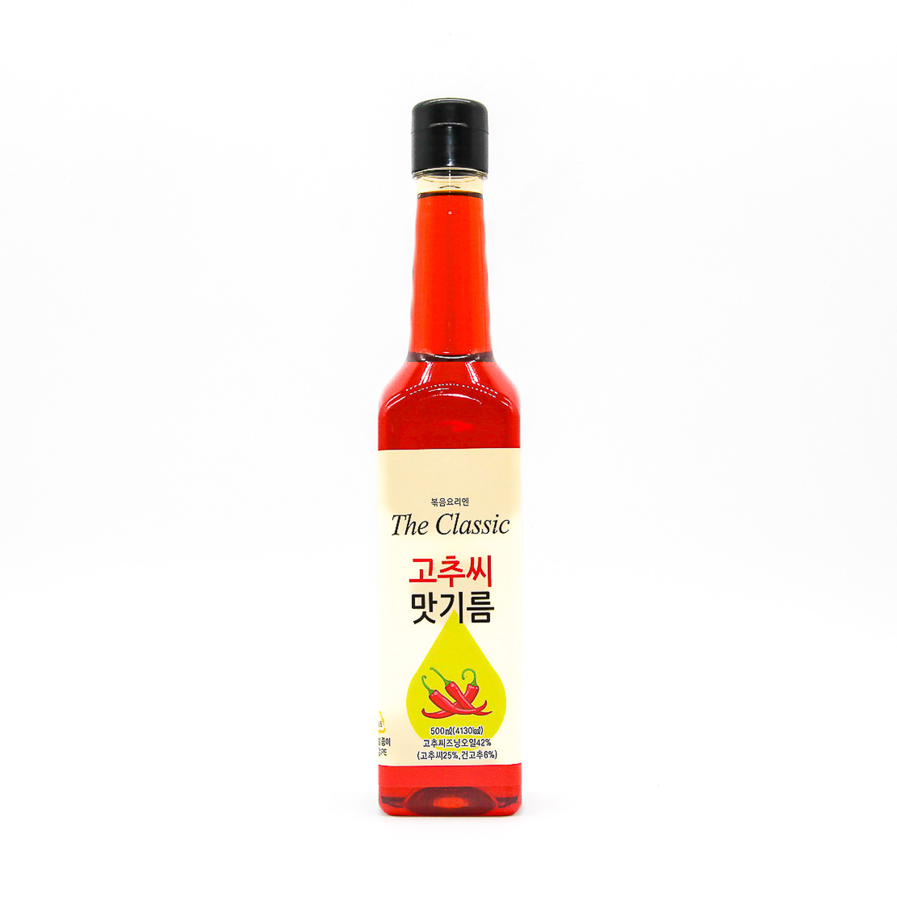 [더클래식]국내산 고추씨 맛기름 500ml