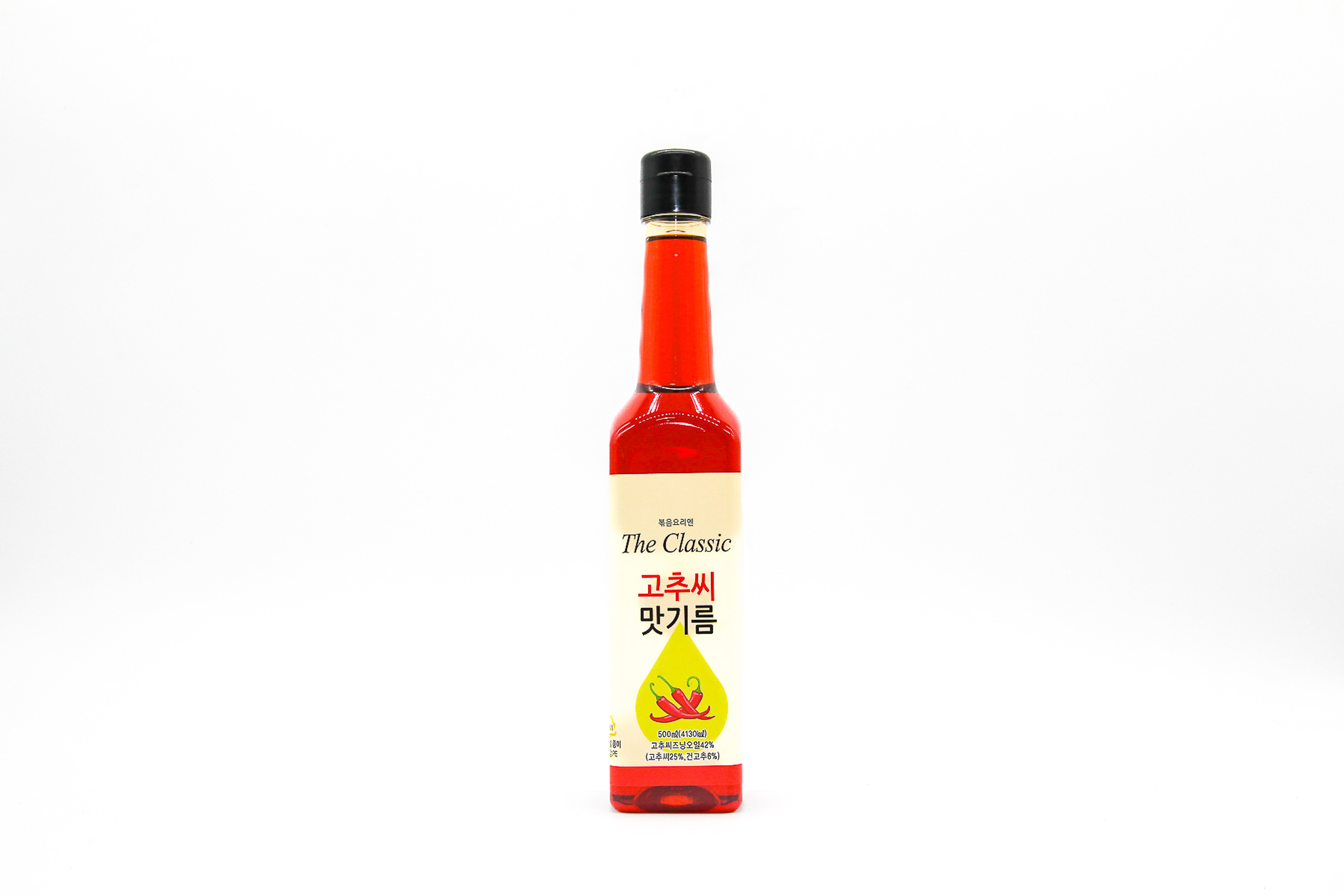 [더클래식]국내산 고추씨 맛기름 500ml