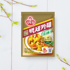 [오뚜기]백세카레 순한맛 100g (4인분)