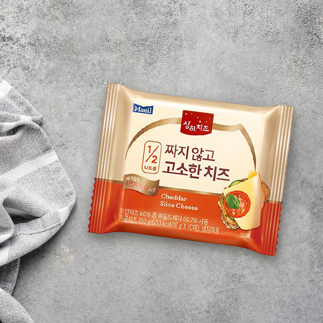[상하치즈] 짜지않고 고소한 치즈 180g