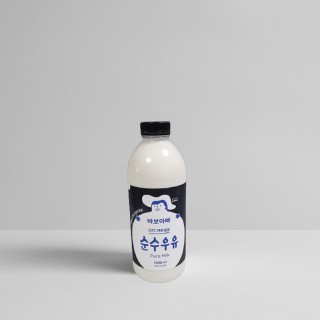 바보아빠 순수우유 750ml