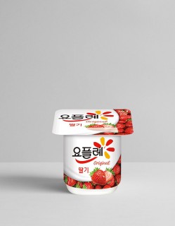 빙그레 요플레 오리지널 딸기 혼합 85g x 8개