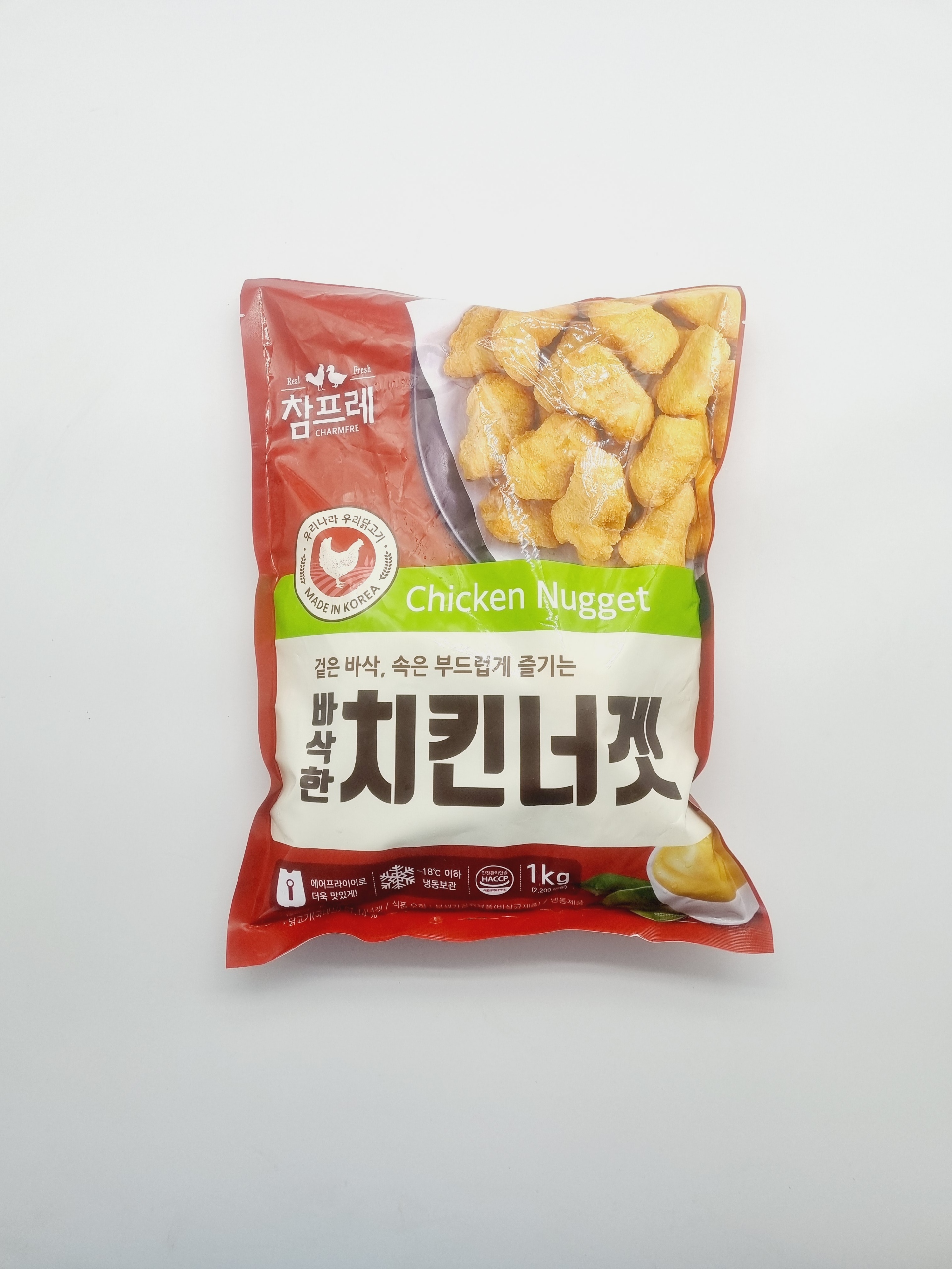 [참프레] 무항생제 바삭한 치킨너겟 1kg