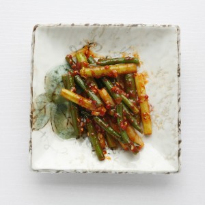 [쏘울반찬}  햇마늘쫑 양념무침 70g