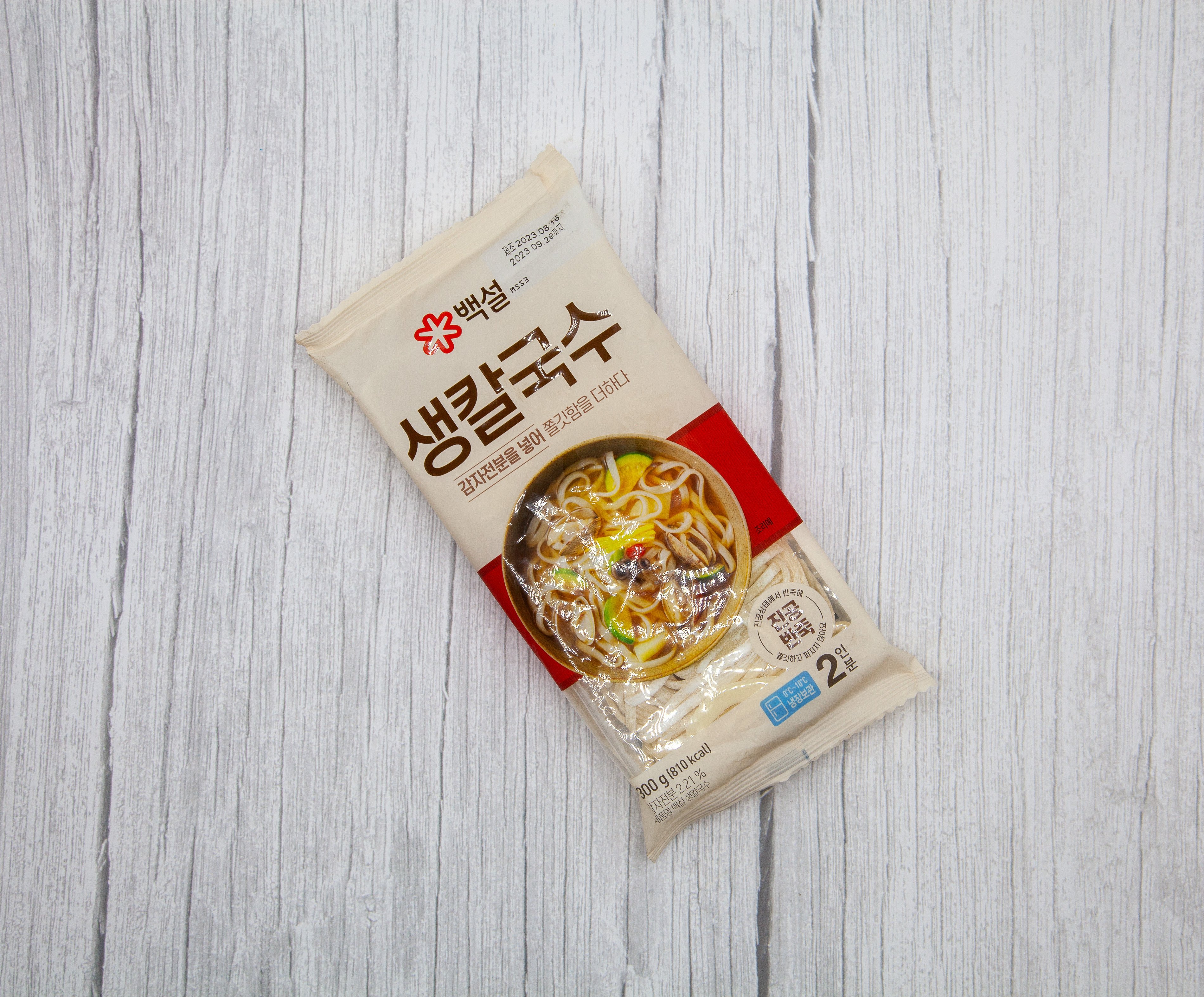 [씨제이] 제일제면소 생칼국수면 300g