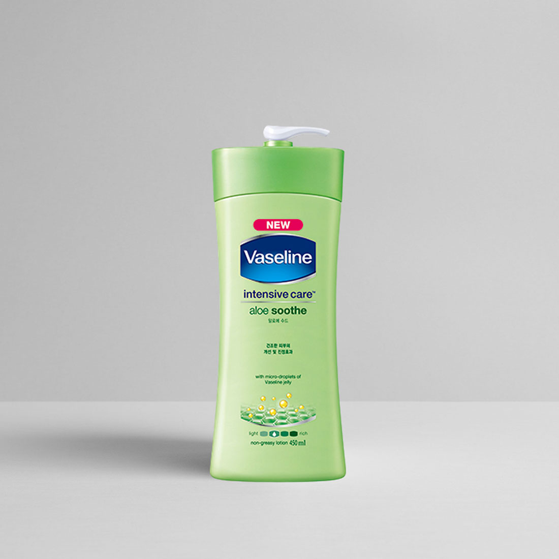 바세린 인텐시브 케어 알로에 수드 로션 450ml