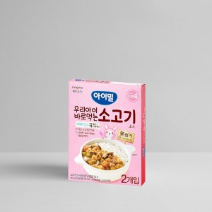 우리아이 바로먹는 소고기소스 160g(80g×2)