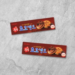 크라운 국희 초코샌드 155g